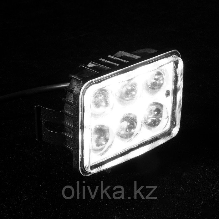 Противотуманная фара, 12 В, 6 LED, IP67, 6000 К, направленный свет - фото 2 - id-p105777615