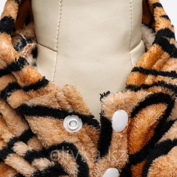 Куртка "Тигрёнок" с капюшоном, размер XS (ДС 20 см, ОГ 30 см, ОШ 20 см) - фото 7 - id-p105780839