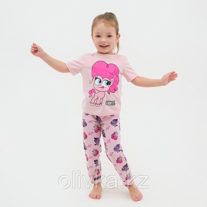 Пижама детская для девочки My Little Pony, рост 86-92 - фото 1 - id-p105783238