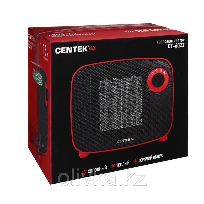 Тепловентилятор Centek CT-6022, керамический, настольный, 1500 Вт, 15 м², красный - фото 7 - id-p105782407