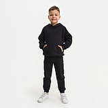Костюм детский (худи, брюки) KAFTAN "Basic line", размер 34 (122-128), цвет чёрный, фото 2