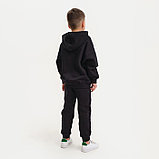 Костюм детский (худи, брюки) KAFTAN "Basic line", размер 34 (122-128), цвет чёрный, фото 4