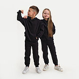 Костюм детский (худи, брюки) KAFTAN "Basic line", размер 34 (122-128), цвет чёрный, фото 6