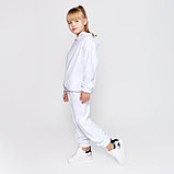 Комплект детский (худи, брюки) MINAKU: Casual Collection KIDS цвет белый, рост 110, фото 4