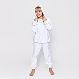 Комплект детский (худи, брюки) MINAKU: Casual Collection KIDS цвет белый, рост 110, фото 8