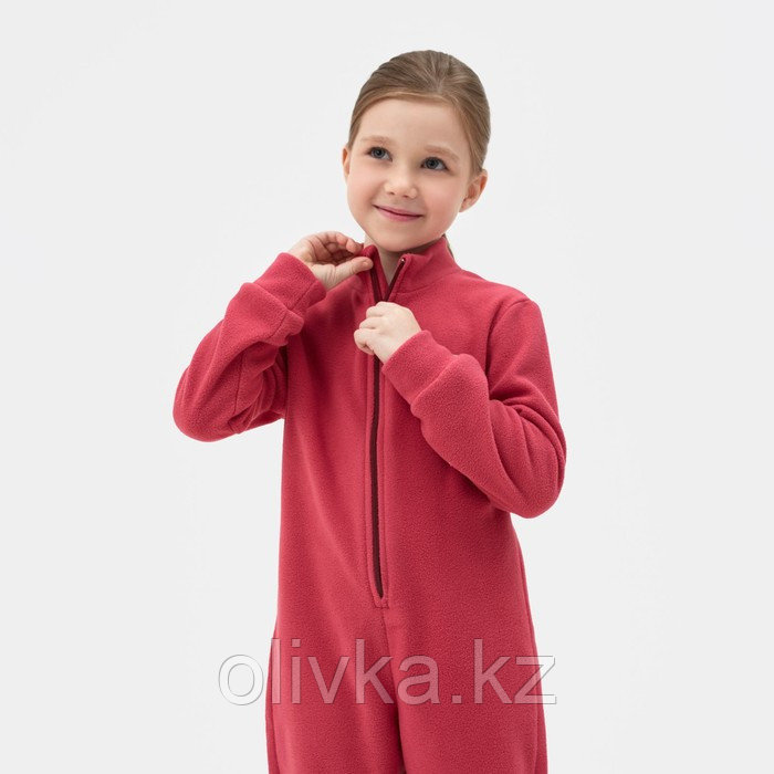 Комбинезон детский MINAKU цвет темно-розовый, размер 98 - фото 5 - id-p105784901