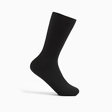 Носки мужские шерстяные, цвет чёрный, размер 27