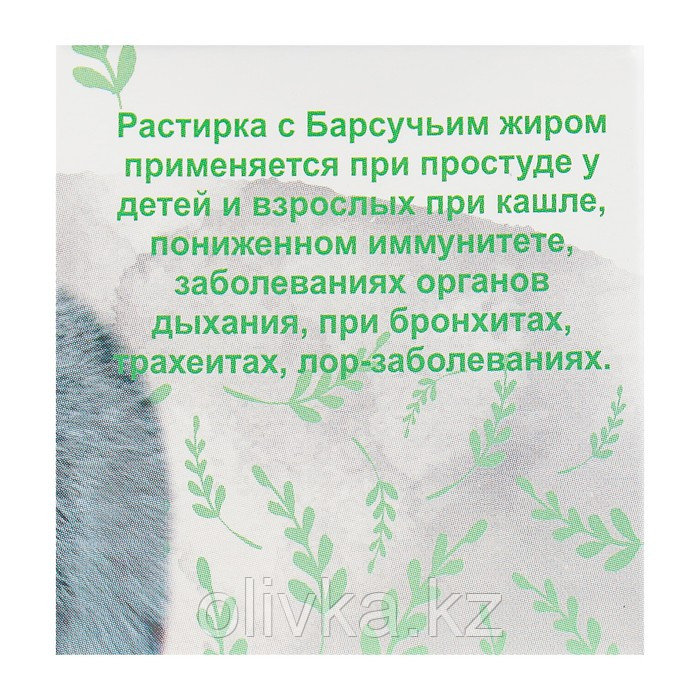 Кавказская растирка «Бизорюк» на основе барсучьего жира, 30 мл - фото 5 - id-p105776749