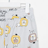 Пижама детская (рубашка, брюки) KAFTAN "Лев" р. 110-116, серый, фото 10