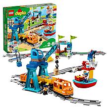 Конструктор 10875 Lego Duplo Грузовой поезд, Лего Дупло