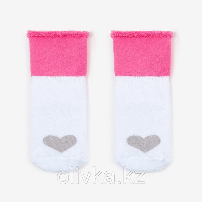 Набор носков для девочки махровые Крошка Я "Girl", 2 пары, размер 10-12 см - фото 2 - id-p105784935