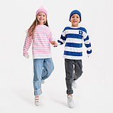 Джемпер для девочки KAFTAN, цвет белый/розовый, размер 32 (110-116 см), фото 7