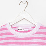 Джемпер для девочки KAFTAN, цвет белый/розовый, размер 32 (110-116 см), фото 9