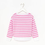 Джемпер для девочки KAFTAN, цвет белый/розовый, размер 32 (110-116 см), фото 10