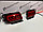 Диодовые вставки в бампер на Land Cruiser Prado 150 2010-22 (Красный цвет), фото 8