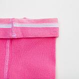 Колготки детские с плюшевым следом, цвет розовый МИКС, рост 74-80 (11-12), фото 3