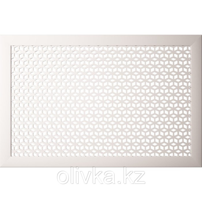Экран для радиатора Илона белый , 90х60 см - фото 1 - id-p105780239