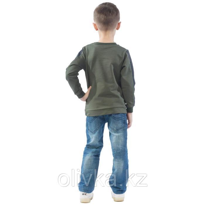 Свитшот детский Motivator, рост 98 см, цвет хаки - фото 5 - id-p105780250