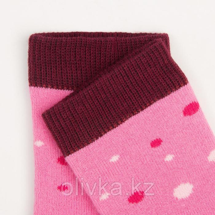 Носки детские махровые, цвет розовый, размер 14-16 - фото 2 - id-p105778666