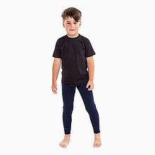 Кальсоны для мальчика (термо), цвет тёмно-синий, рост 134 см (36)