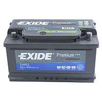Аккумуляторная батарея Exide 85 А/ч Premium EA852, обратная полярность