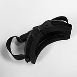 Очки-маска для езды на мототехнике, разборные, стекло хамелеон, черные, фото 7