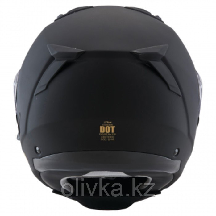 Шлем снегоходный ZOX Condor, стекло с электроподогревом, матовый, размер M, чёрный - фото 4 - id-p105783469