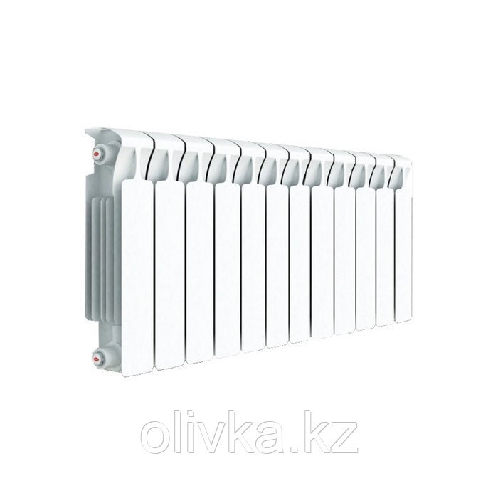 Радиатор биметаллический RIFAR MONOLIT, 500 x 100мм, 12 секций, боковое подключение - фото 1 - id-p105784264