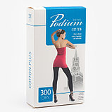 Леггинсы женские Podium Cotton Plus 300 ден, цвет чёрный (nero), размер 5, фото 4