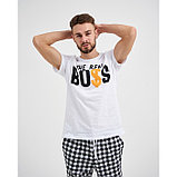 Пижама мужская (футболка и брюки) KAFTAN "Boss" р.56, фото 2