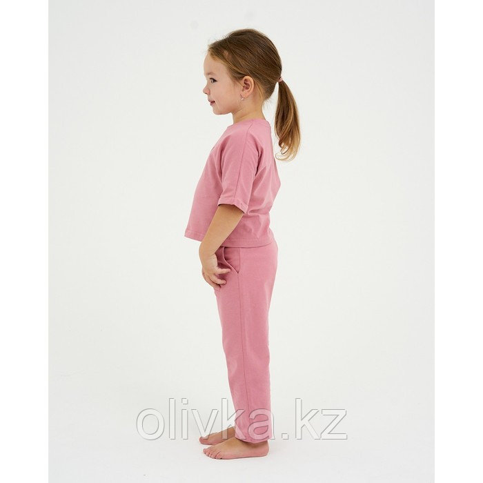 Пижама детская для девочки KAFTAN "Pink" рост 134-140 (36) - фото 3 - id-p105782632