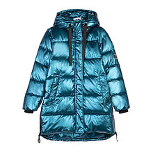 Куртка зимняя удлиненная для девочки, рост 146 см