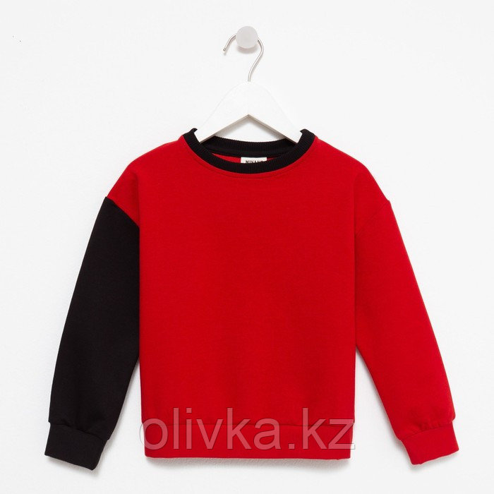 Джемпер для мальчика MINAKU: Casual Collection KIDS цвет красный, рост 116 - фото 6 - id-p105783511