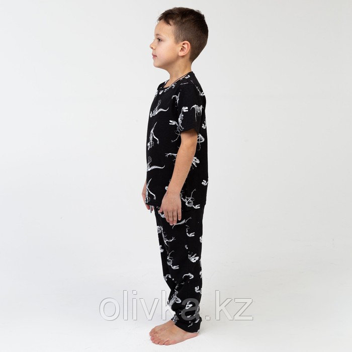 Пижама детская для мальчика KAFTAN "Динозавры" рост 98-104 (30) - фото 3 - id-p105782660