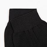Носки мужские шерстяные, цвет чёрный, размер 23, фото 2