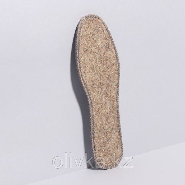 Стельки для обуви, утеплённые, двухслойные, фольгированные, окантовка, 40 р-р, 25 см, пара, цвет серый - фото 4 - id-p105778807