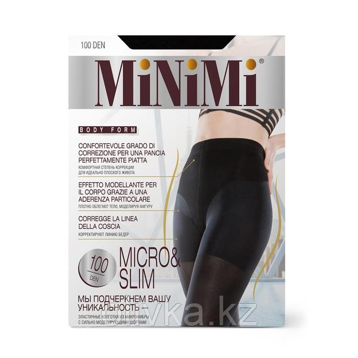 Колготки женские MiNiMi Micro&Slim, 100 den, размер 3, цвет nero - фото 2 - id-p105781164