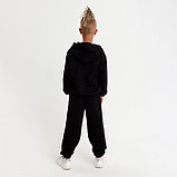 Костюм детский (худи, брюки) MINAKU цвет черный, рост 140, фото 3