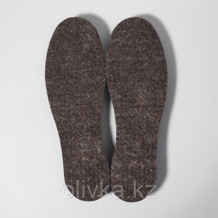 Стельки для обуви «Мягкий след», утеплённые, универсальные, 36-46 р-р, пара, цвет коричневый - фото 2 - id-p105782693