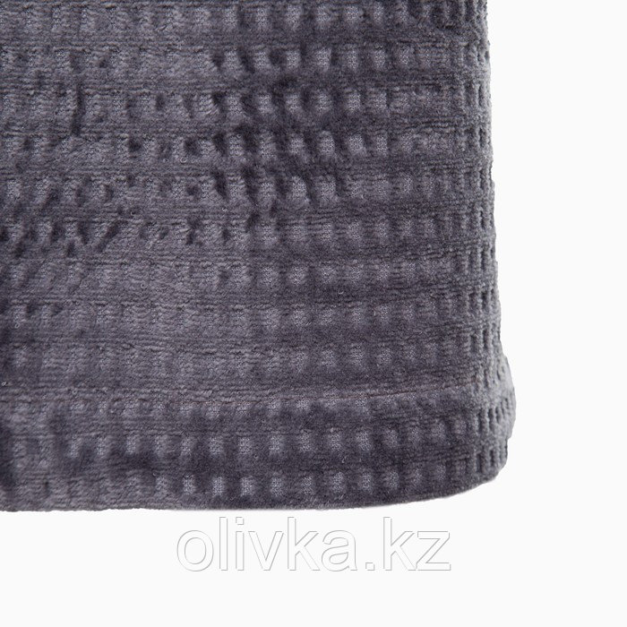 Халат махровый LoveLife "Comfort" цвет серый, размер 48-50 (S) 100% хлопок, 330 гр/м2 - фото 10 - id-p105784354