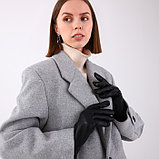 Перчатки женские, размер 9, с утеплителем, цвет чёрный, фото 2