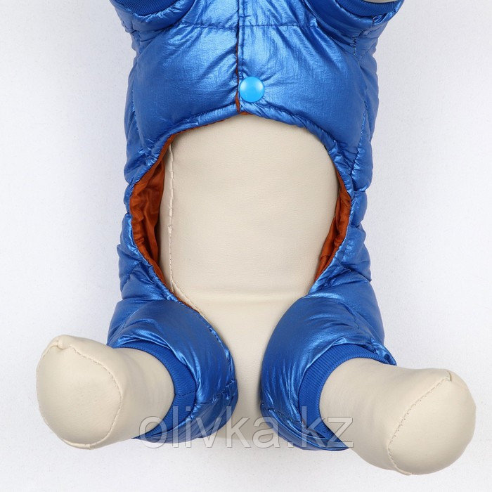 Комбинезон "Мальчик" с утяжкой, размер 10 (ДС 25 см, ОГ 34 см, ОШ 24 см), синий - фото 7 - id-p105782712