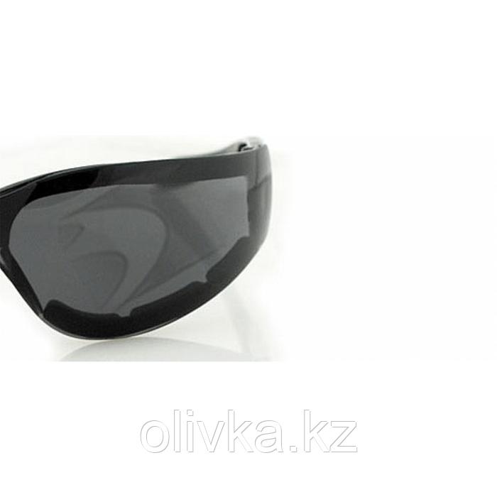 Мото очки Shield 2, голубой, дымчатые линзы - фото 2 - id-p105779692