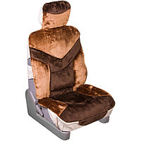 Чехлы сиденья Skyway ARCTIC, искусственный мех, 2 предмета, коричневый, S03001083