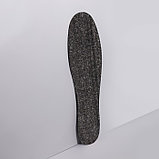Стельки для обуви «Мягкий след», утеплённые, универсальные, 36-46 р-р, пара, цвет чёрный, фото 3