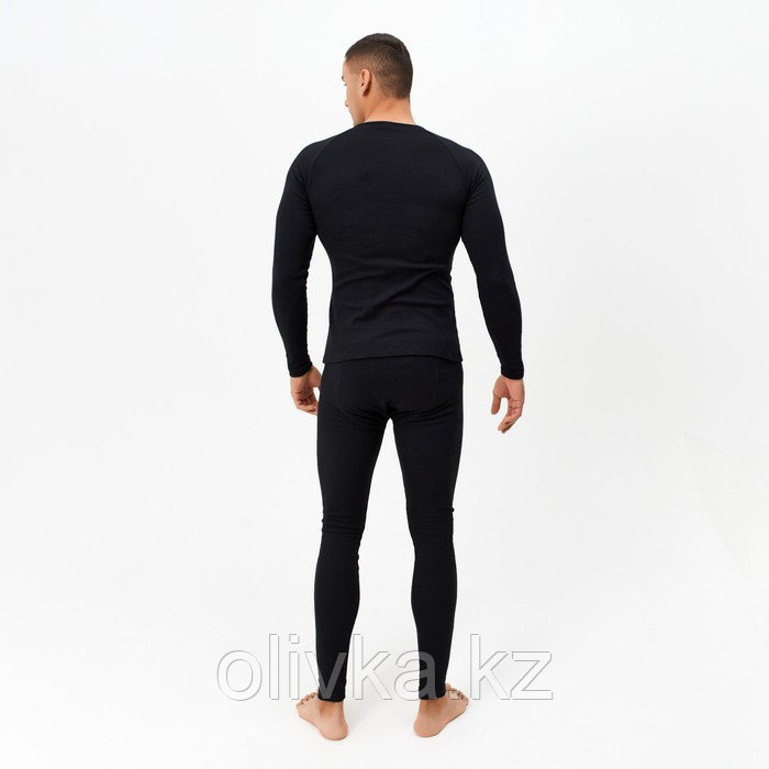 Термобельё мужское (джемпер, брюки) цвет чёрный, р-р 56 - фото 5 - id-p105780530