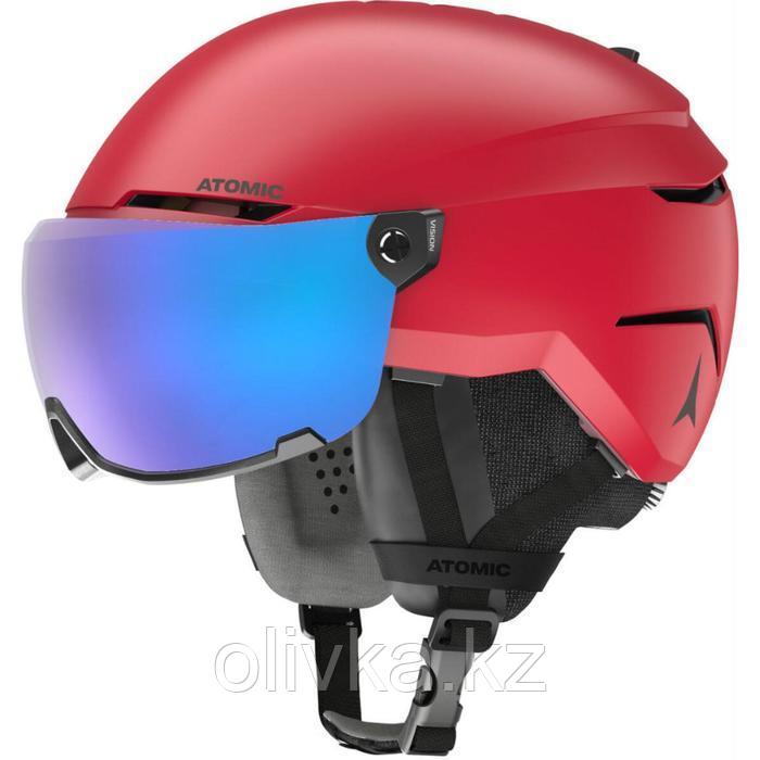 Шлем SAVOR VISOR STEREO, размер 51-55, цвет красный
