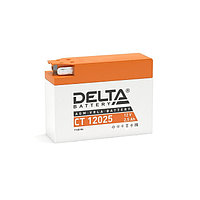 Аккумуляторная батарея Delta СТ12025 (YT4B-BS) 12 В, 2.5 Ач боковая (обратная)
