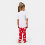 Пижама новогодняя детская KAFTAN "MEOWY XMAS", размер 28 (86-92 см), фото 4