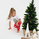 Пижама новогодняя детская KAFTAN "MEOWY XMAS", размер 28 (86-92 см), фото 6